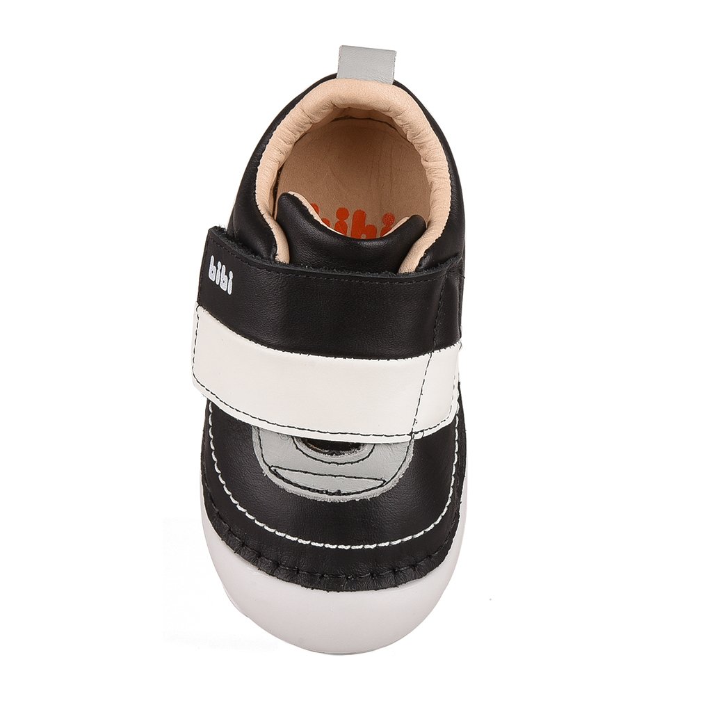 Pantofi baieti, Bibi, negri, Grow, Cu Clapeta