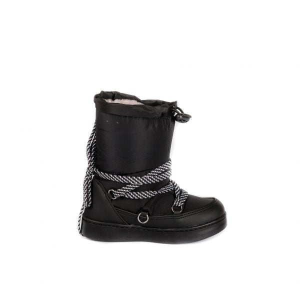 Cizme Fete Bibi Urban Urban Boots Black cu Blanita