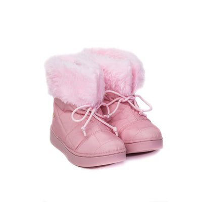 Cizme Fete Bibi Urban Boots Rosa cu Siret Imblanite