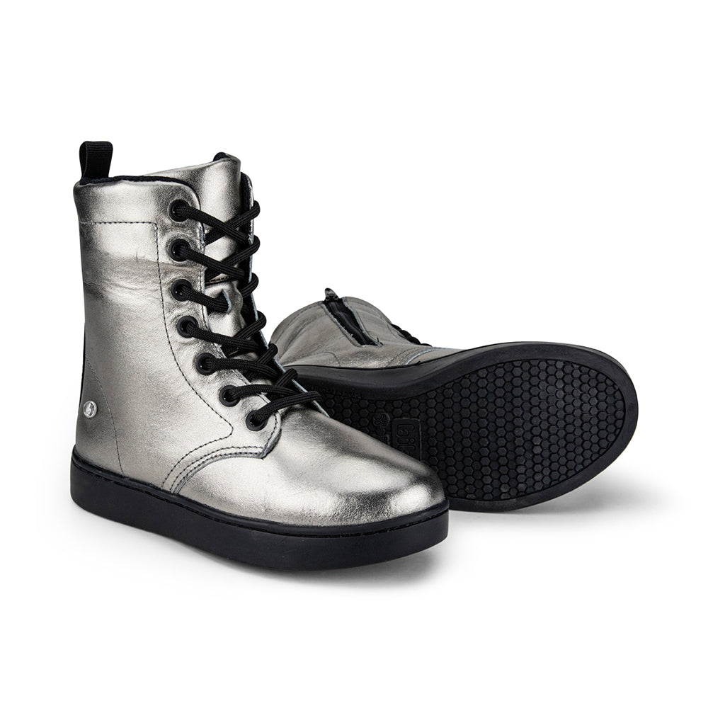 Ghete Fete Bibi Urban Boots Silver