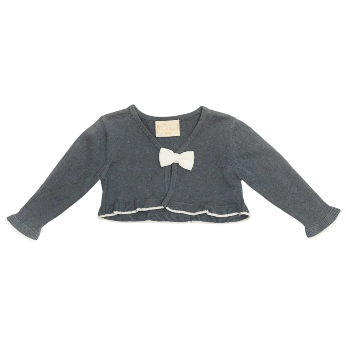 Bolero cu fundita, Bimbalina, bebelusi, gri, 10637