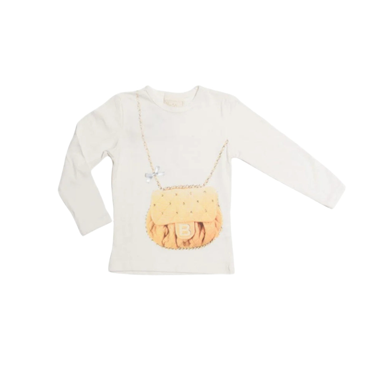 Bluza cu imprimeu gentuta, Bimbalina, crem, 10830