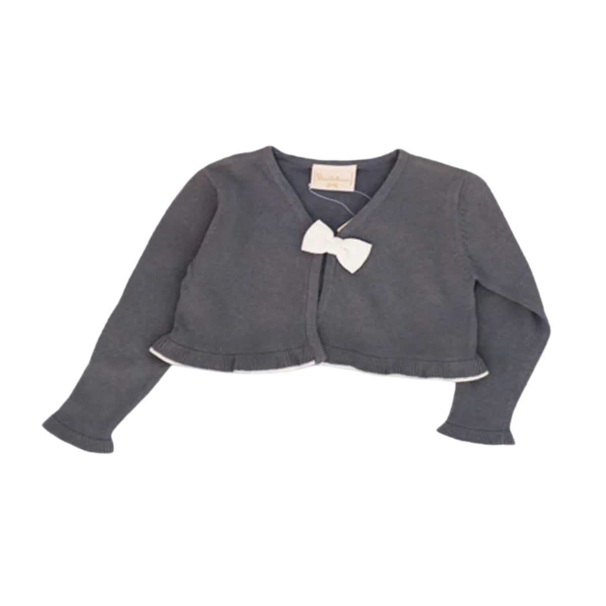 Bolero cu fundita copii, Bimbalina, gri, 10837