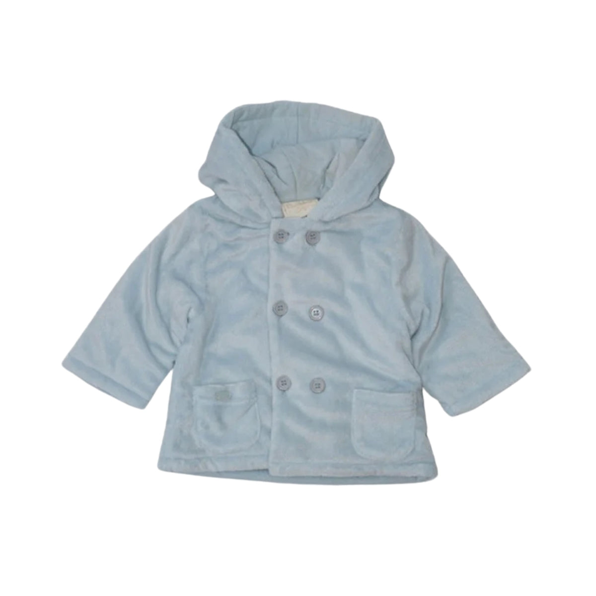 Paltonas plusat bebelusi, Bimbalina, moale, albastru, 10934