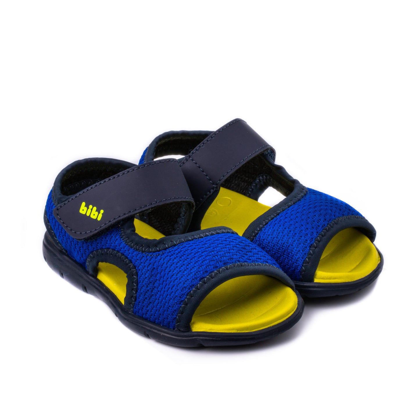 Sandale Baieti Bibi Basic Mini Naval/Galben