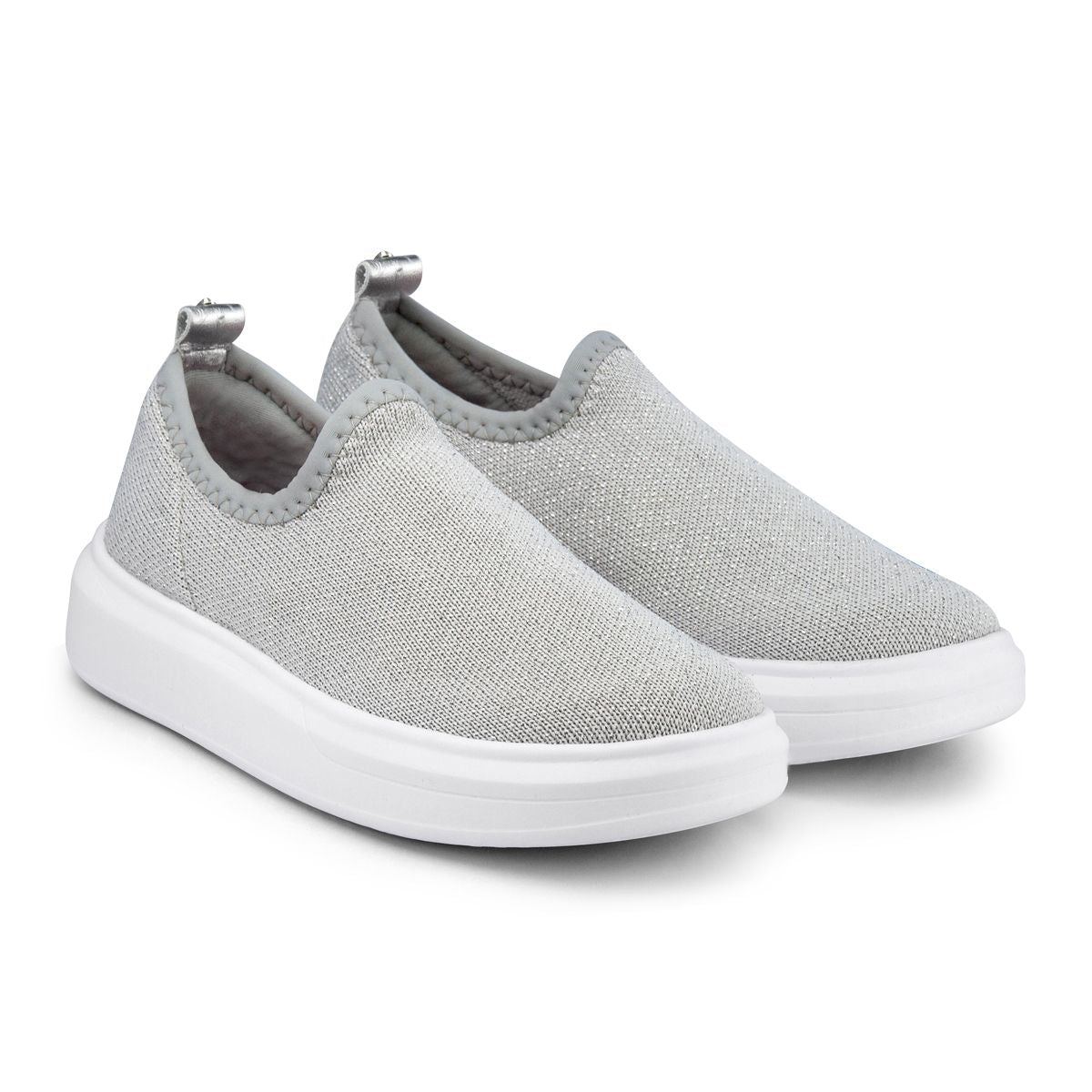 Pantofi Fete Bibi Glam Silver