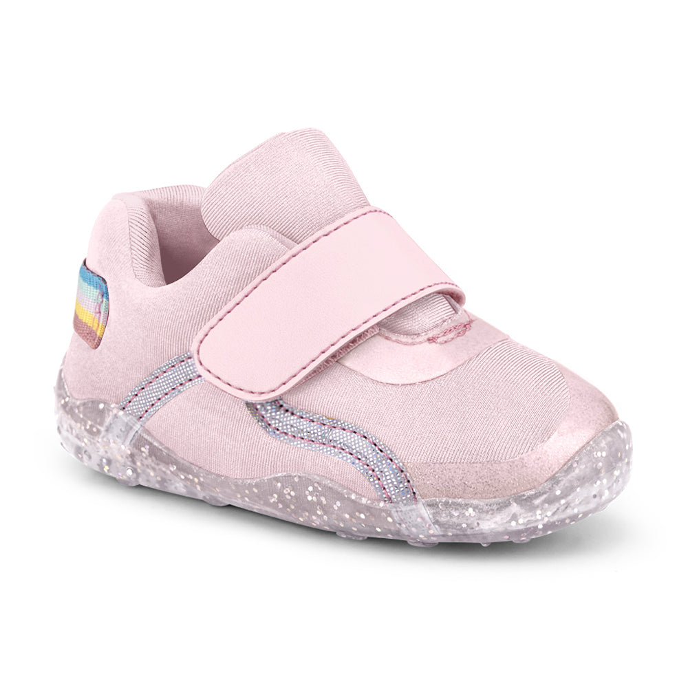 Pantofi Fete Bibi FisioFlex 4.0 Sugar cu Velcro