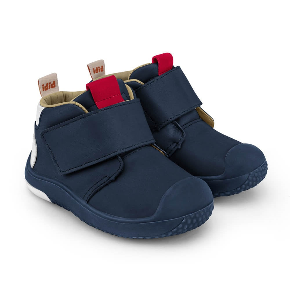 Ghete Baieti Bibi Prewalker Azul cu Velcro