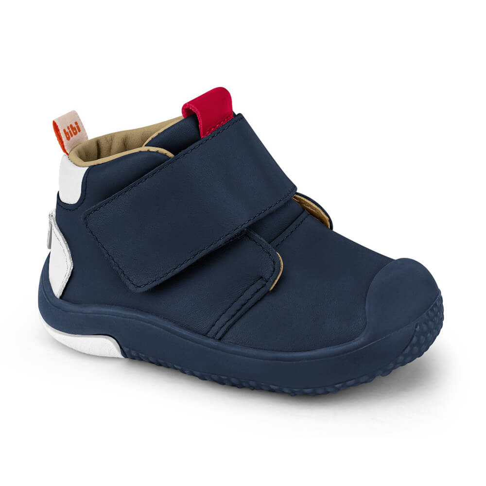 Ghete Baieti Bibi Prewalker Azul cu Velcro