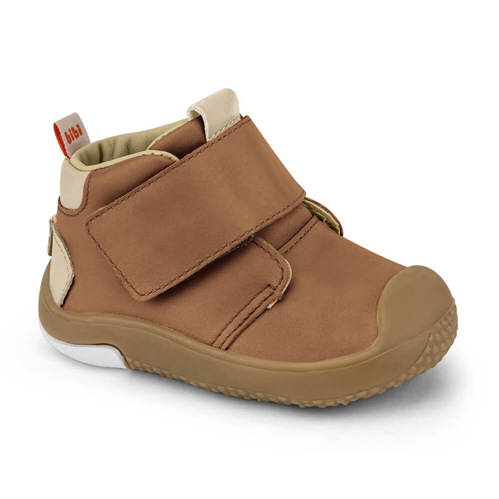 Ghete Baieti Bibi Prewalker Caramel cu Velcro
