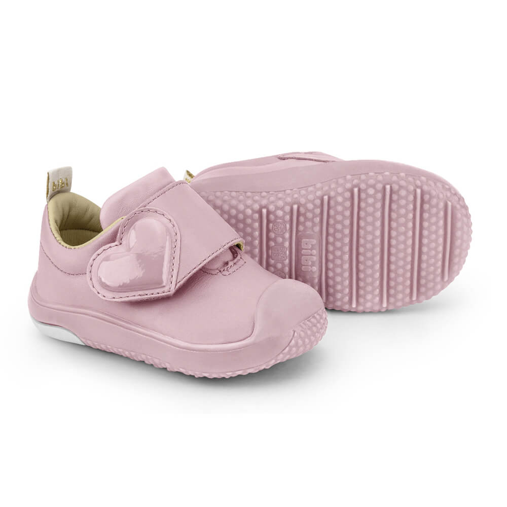 Pantofi Fete Bibi Prewalker Pink Heart