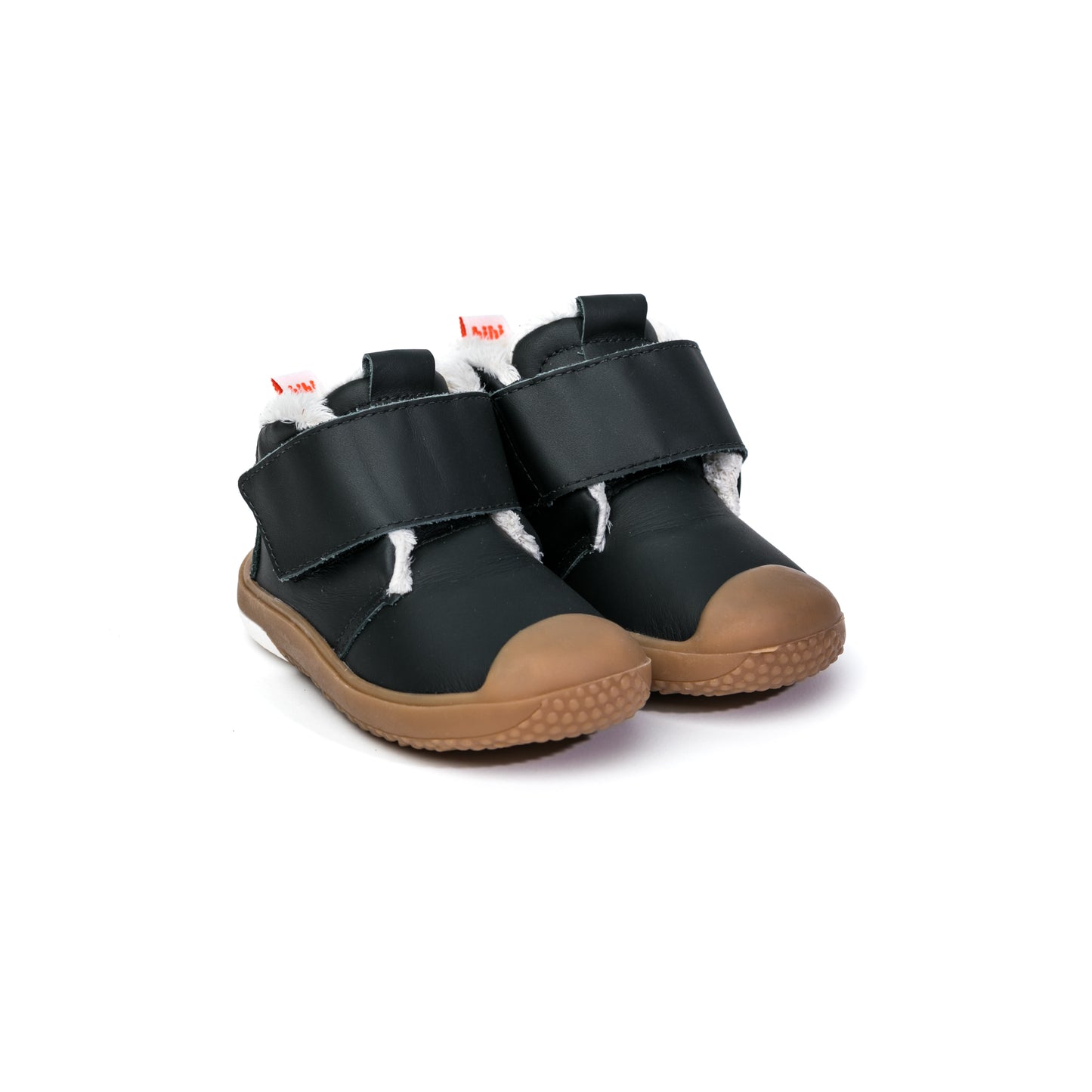 Ghete Baieti Bibi Prewalker Black cu Velcro Imblanite