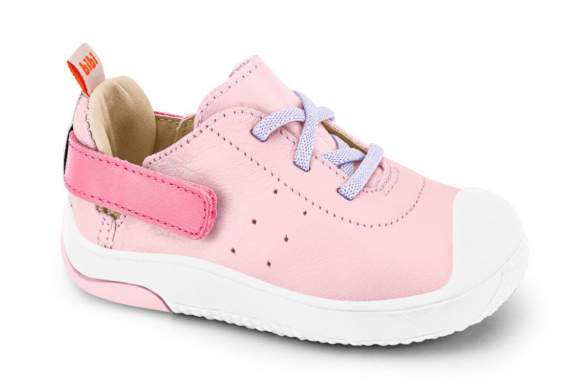 Pantofi Fete Bibi Prewalker Strap Pink