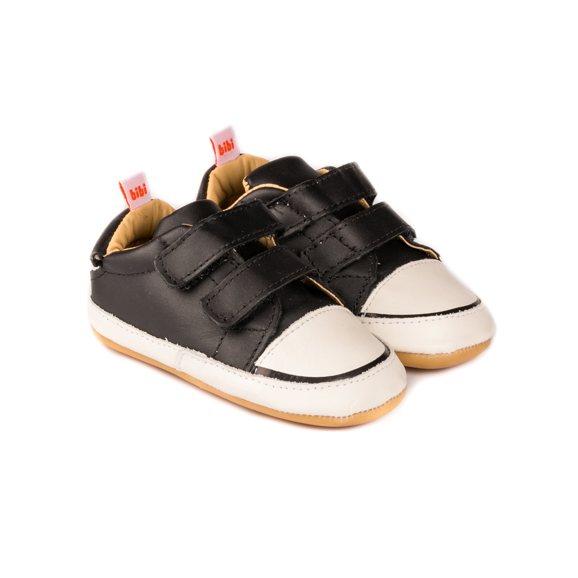 Pantofi Baietei Bibi Afeto Joy Black cu Velcro
