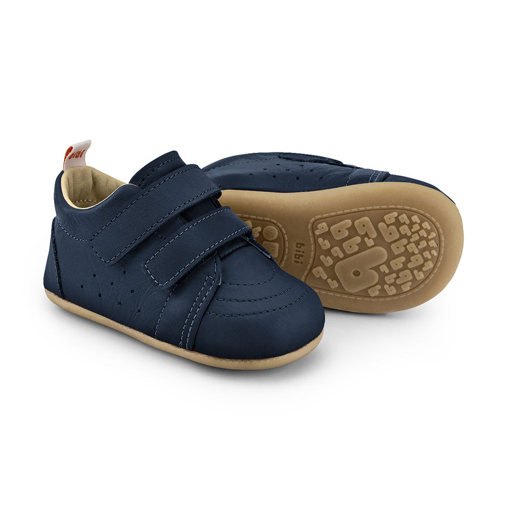 Pantofi Baieti Bibi Afeto Joy Naval cu Velcro