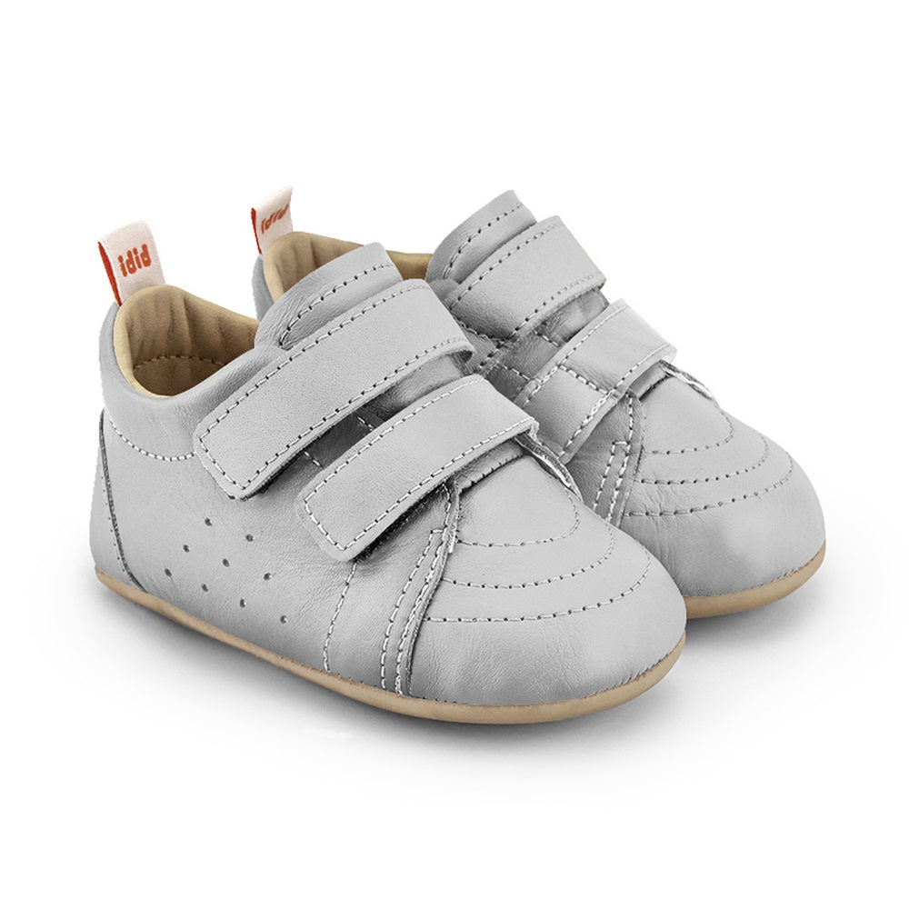 Pantofi Baieti Bibi Afeto Joy Grey cu Velcro