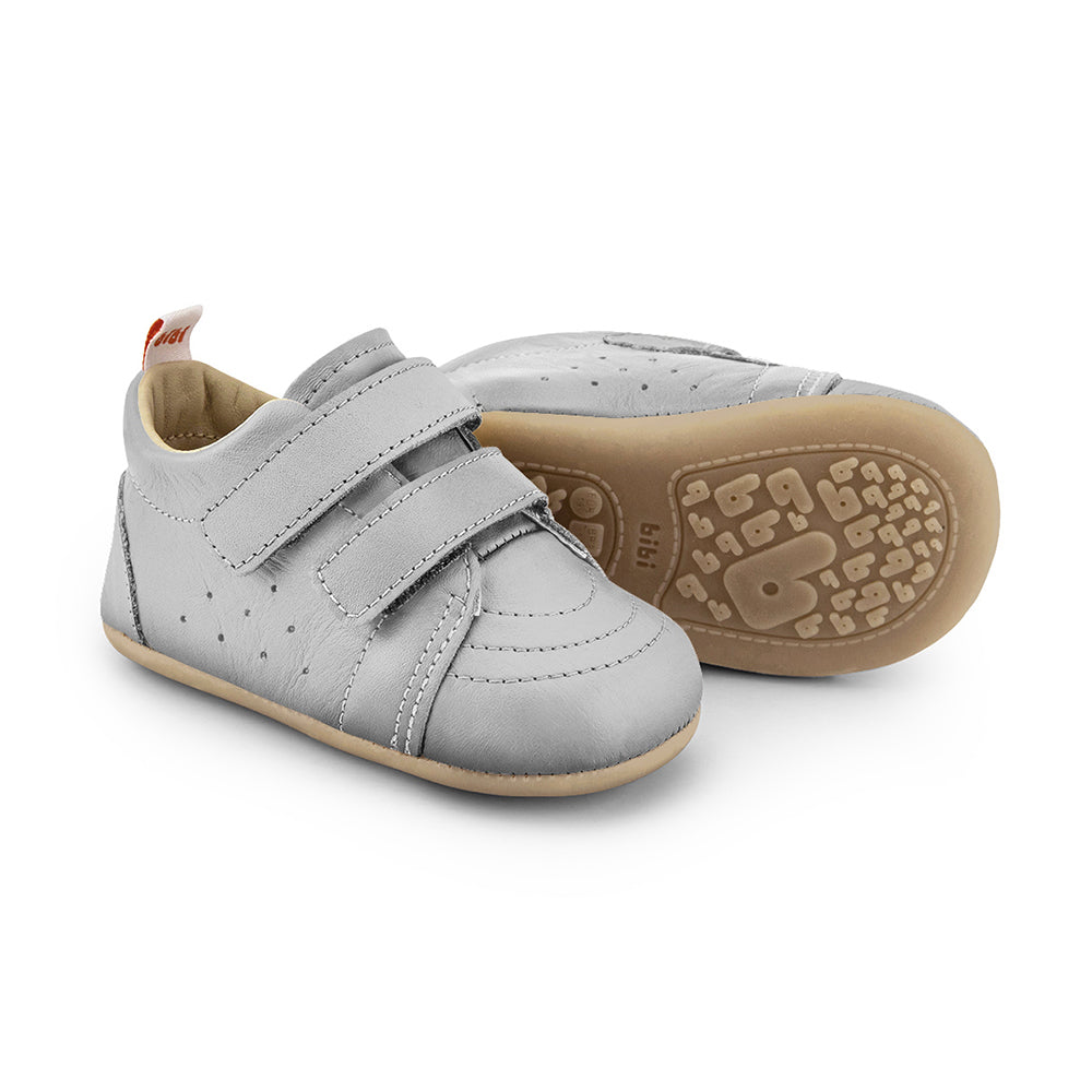 Pantofi Baieti Bibi Afeto Joy Grey cu Velcro
