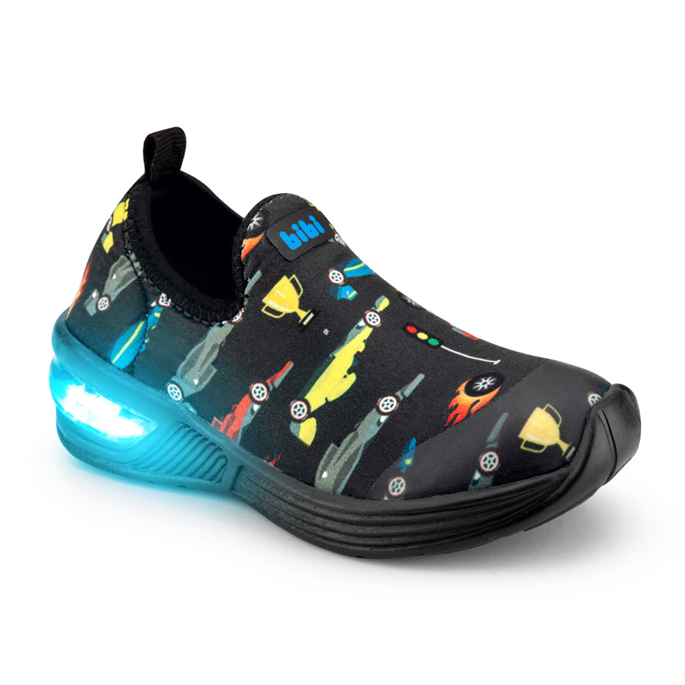 Pantofi Baieti LED Bibi Space Wave 2.0 Race