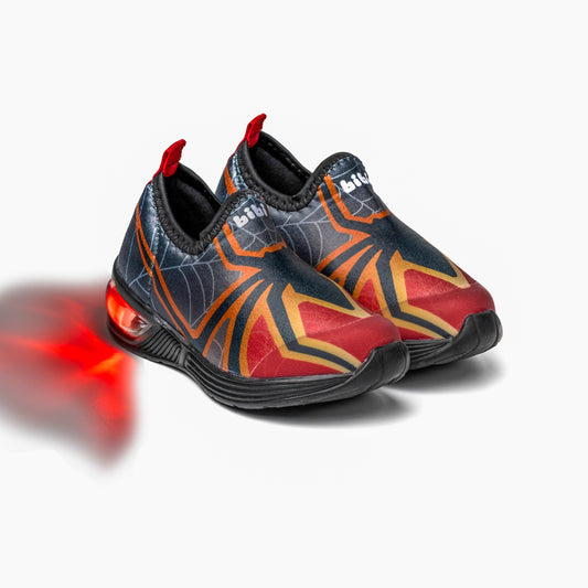 Pantofi Baieti LED Bibi Space Wave 2.0 New Spider