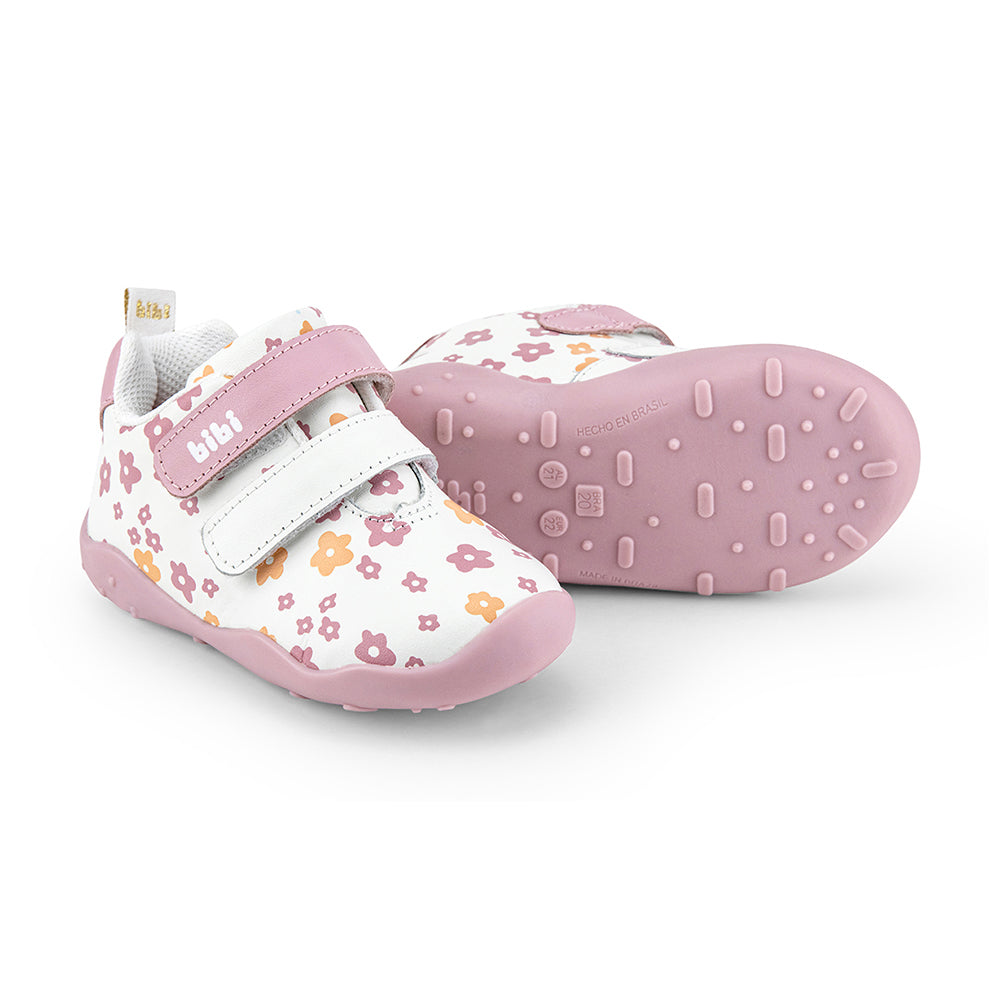 Pantofi Fete Bibi Fisioflex 4.0 Flowers