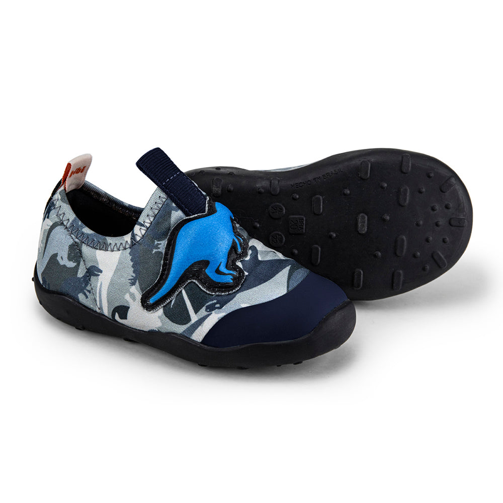 Pantofi Baieti Fisioflex 4.0 Dino Gray