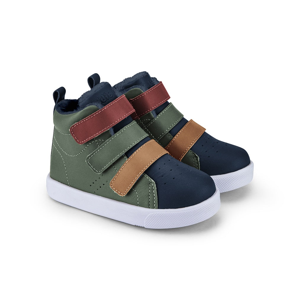 Ghete Baieti Bibi Agility Mini II Olive cu Blanita