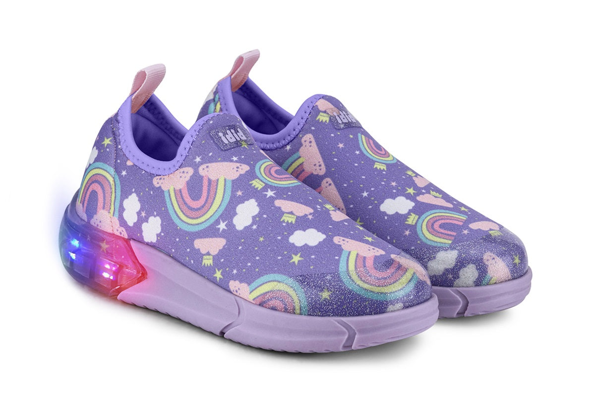 Pantofi Sport LED Bibi Space Rainbow