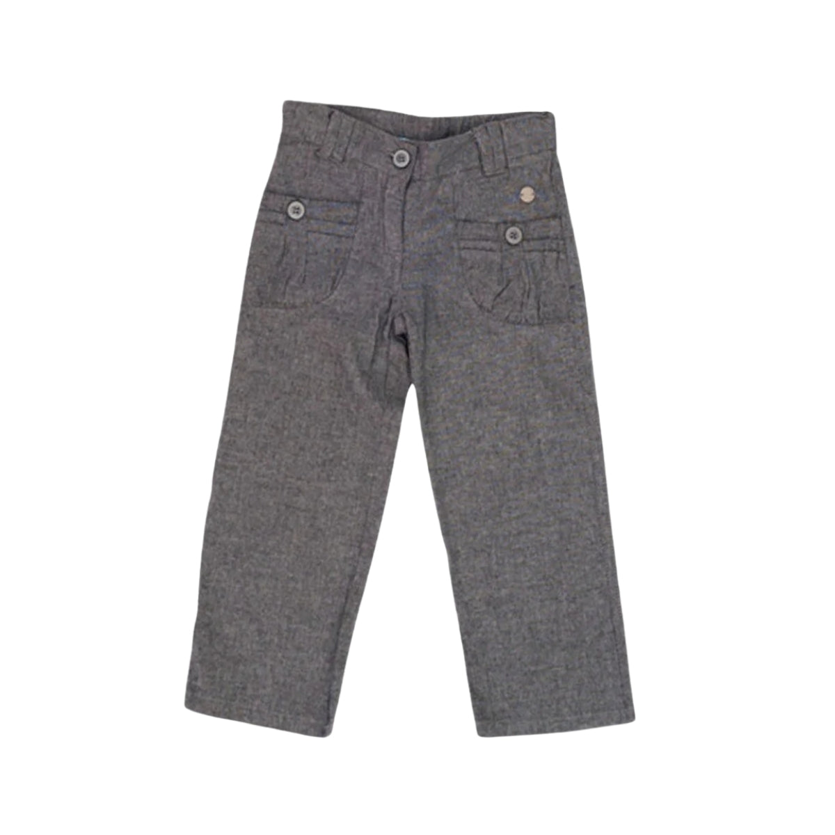 Pantaloni copii, Bimbalina, din bumbac, gri, 13422