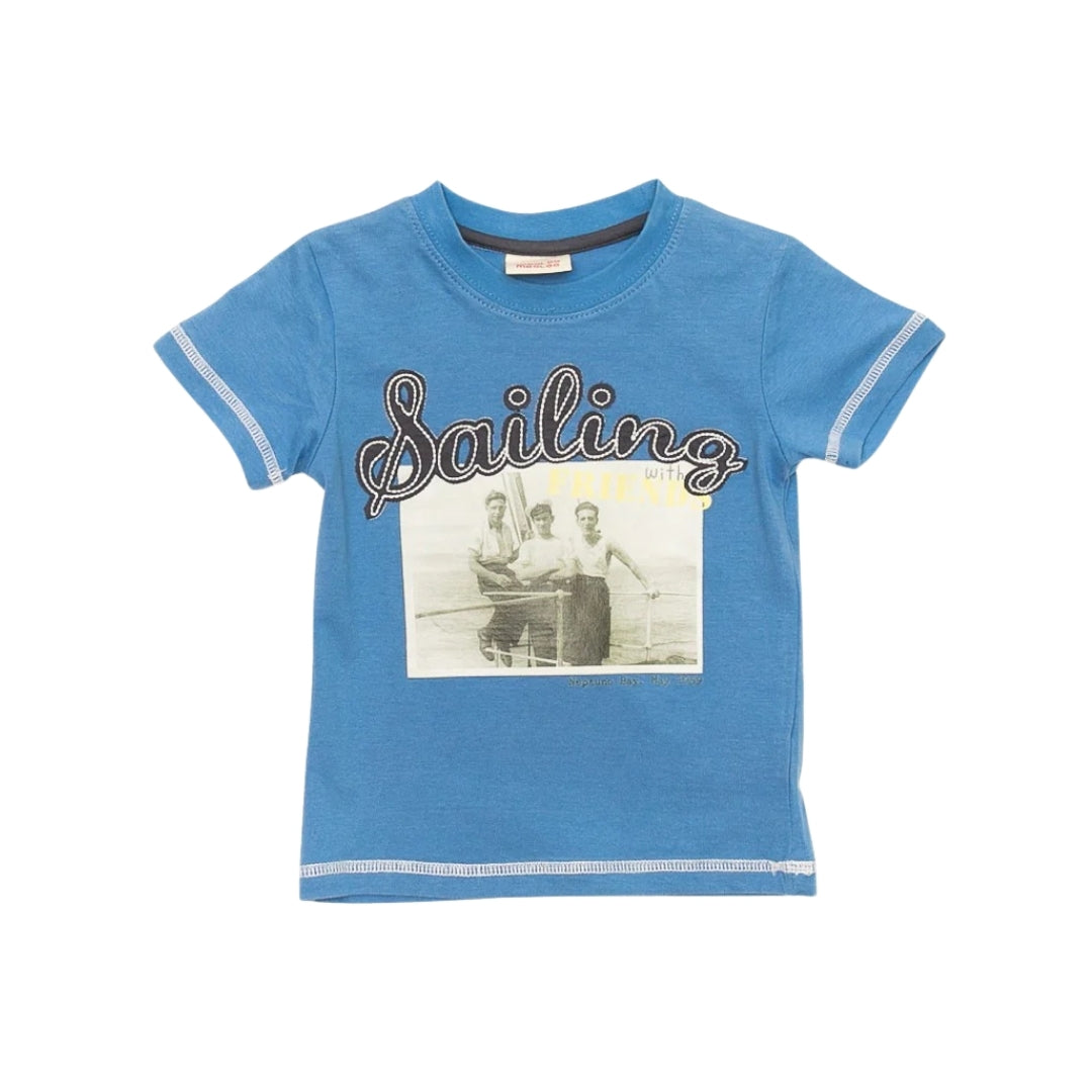 Tricou din bumbac baieti, Wooloo Mooloo, Jump, 16310