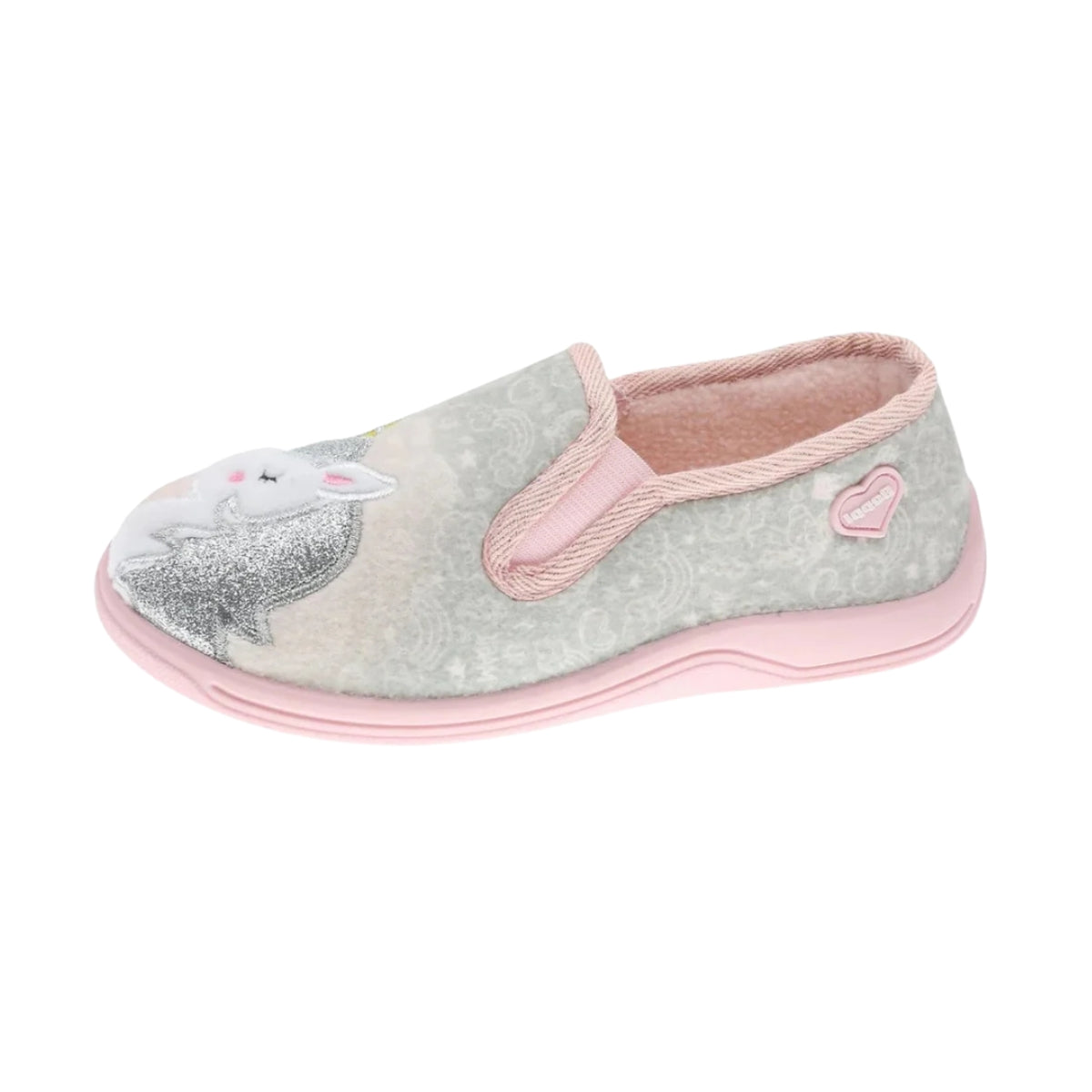 Pantofi interior cu detalii argintii fete, Beppi, 2188010