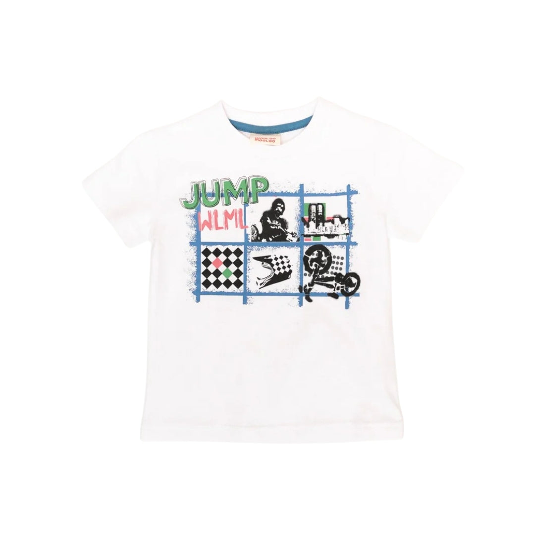 Tricou din bumbac baieti, Wooloo Mooloo, Jump, 22310