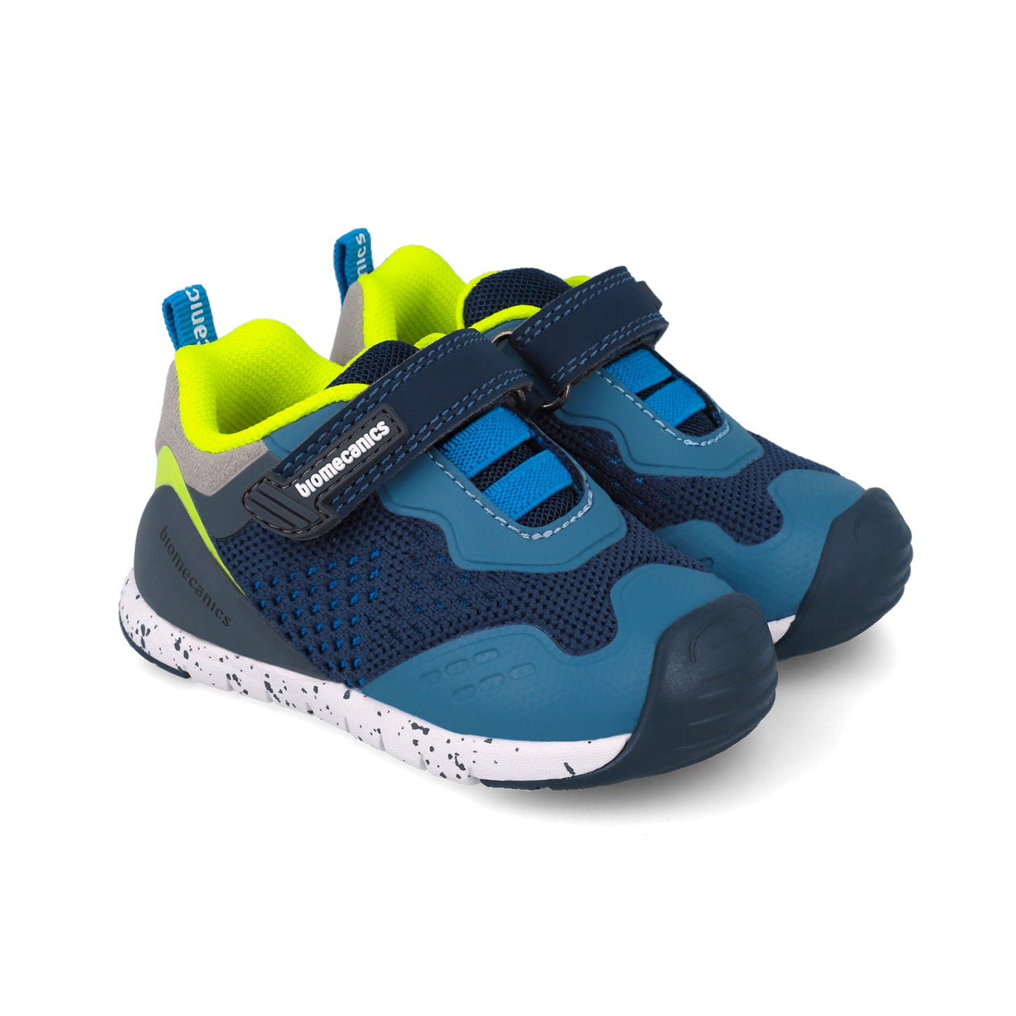 Pantofi sport baieti, Biomecanics, albastri, 252132-A008