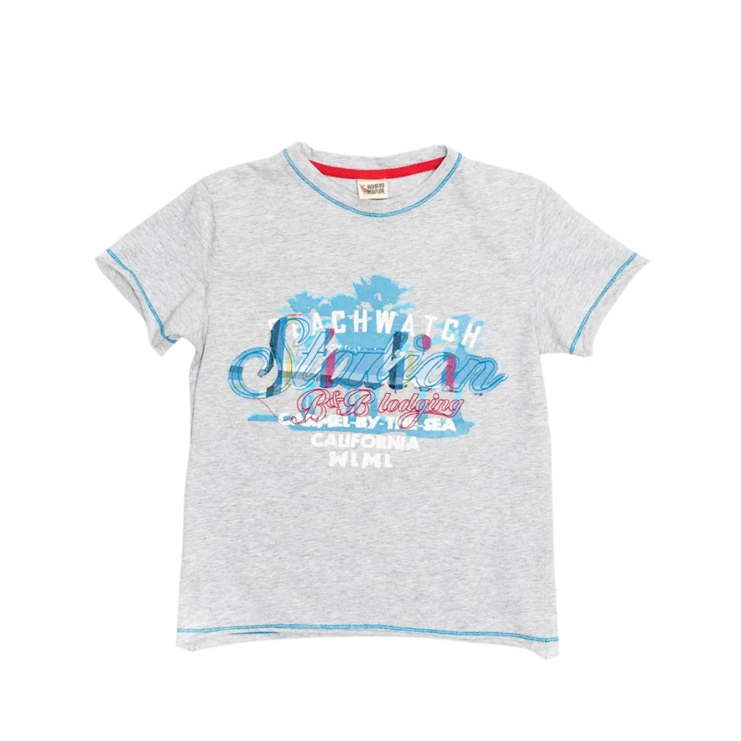 Tricou cu model baieti, Wooloo Mooloo, din bumbac, 41340