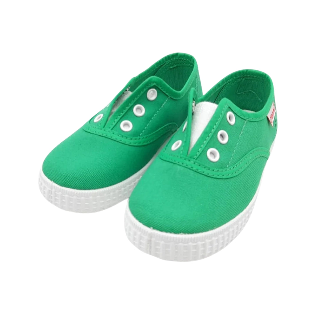 Tenisi Slip-On Copii, Cienta, Parfumati, Fara Siret, Verzi, 55000-08