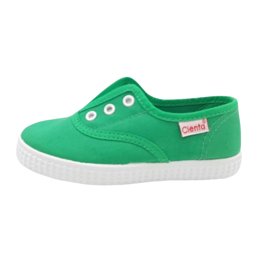 Tenisi Slip-On Copii, Cienta, Parfumati, Fara Siret, Verzi, 55000-08