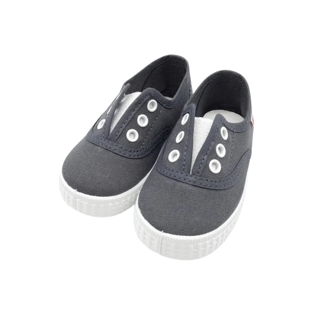 Tenisi Slip-On Copii, Cienta, Parfumati, Fara Siret, Gri, 55000-74