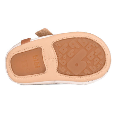 Pantofi Baietei Bibi Afeto New Beige/Alb