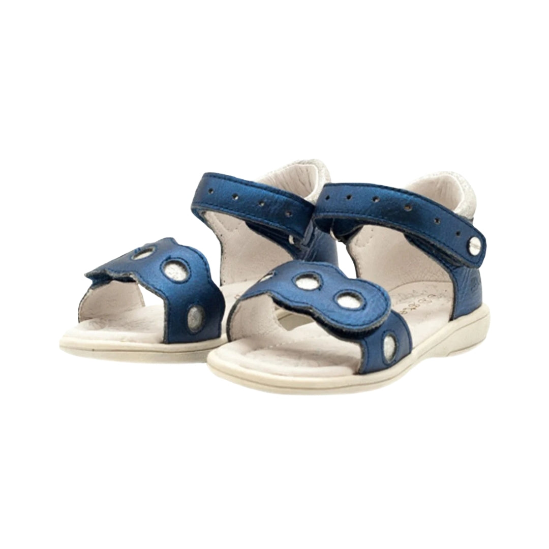 Sandale din Piele Fete, D.D.step, Inchise la Spate, Bleumarin, K03-9B