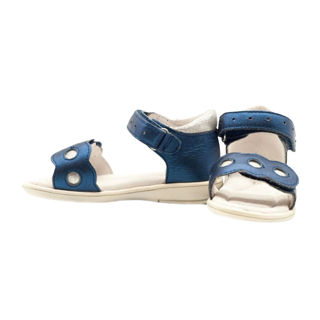 Sandale din Piele Fete, D.D.step, Inchise la Spate, Bleumarin, K03-9B
