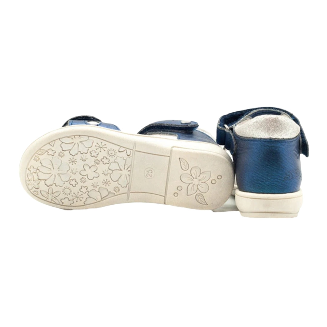 Sandale din Piele Fete, D.D.step, Inchise la Spate, Bleumarin, K03-9B