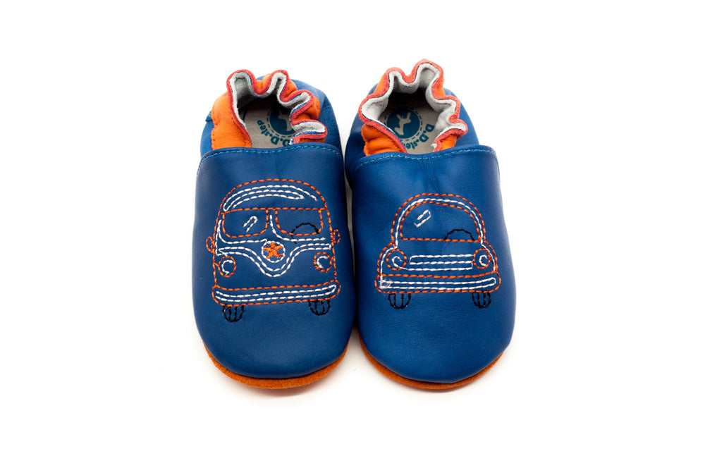 Botosei baietei cu inchidere elastica, D.D.step, comozi, albastri, K1596-21B