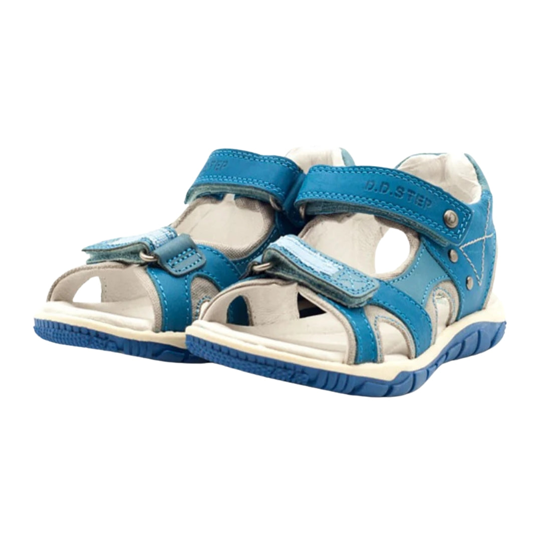 Sandale Copii, D.D.step, Usoare, Inchidere Scai, Albastre, K330-7A