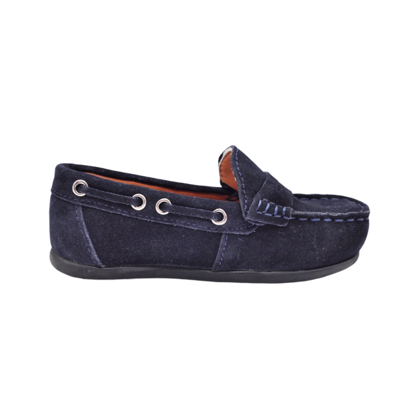 Mocasini baieti, Vuudy, piele intoarsa, comozi, bleumarin, LF01