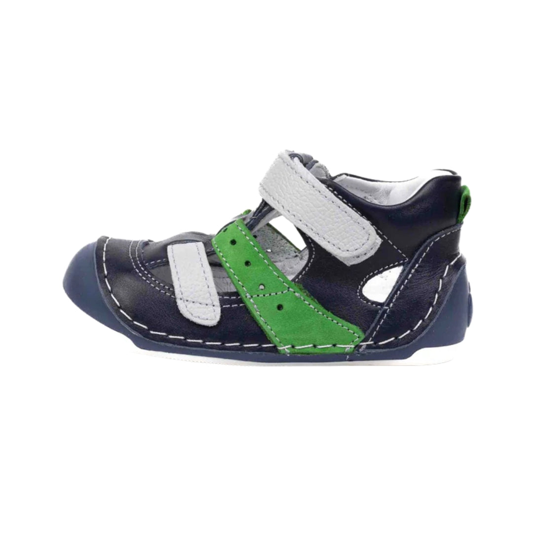 Pantofiori Decupati Baietei, 4Kids - Flexibili, cu Scai, Bleumarin, 08
