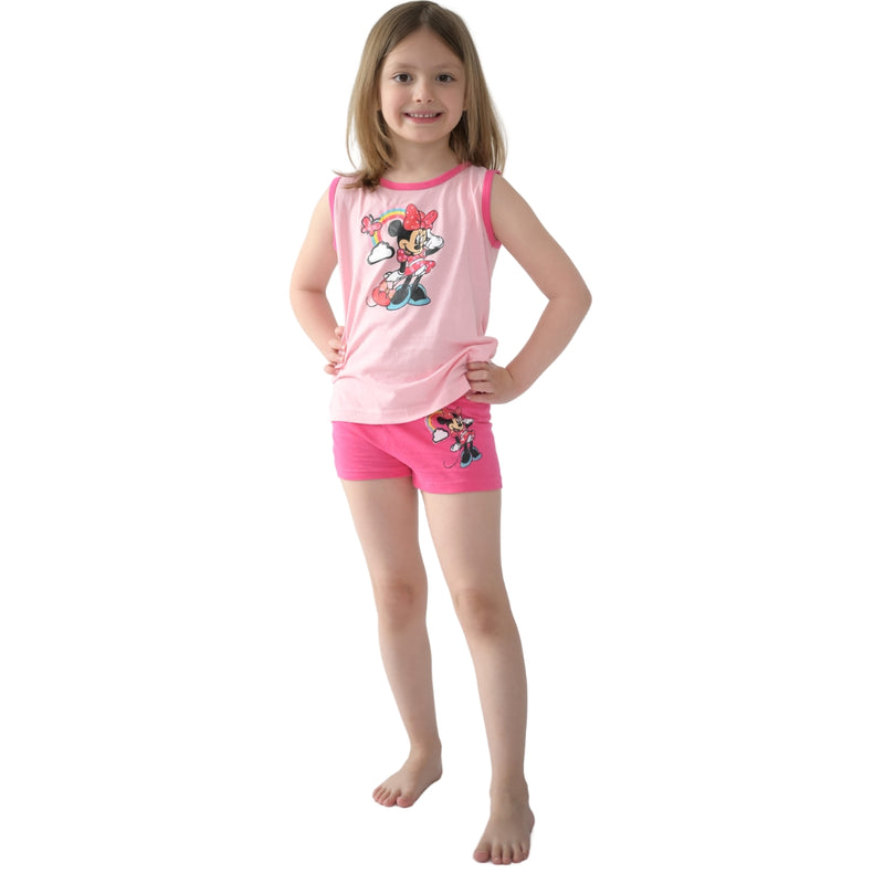 Pijama roz, fete, de vara, doua piese, DIS3979ROZ