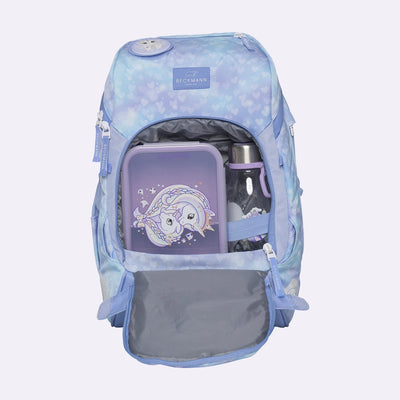 Ghiozdan, rucsac ergonomic cu perna de aer, Active Air FLX, Unicorn Princess Ice Blue