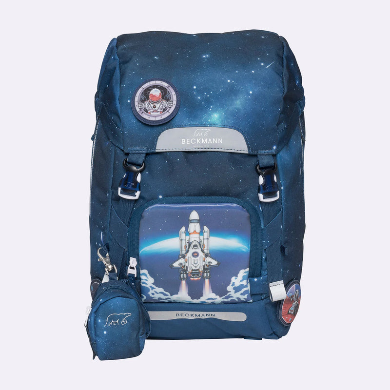 Ghiozdan, rucsac ergonomic pentru școală, Clasic Maxi, Space Mission