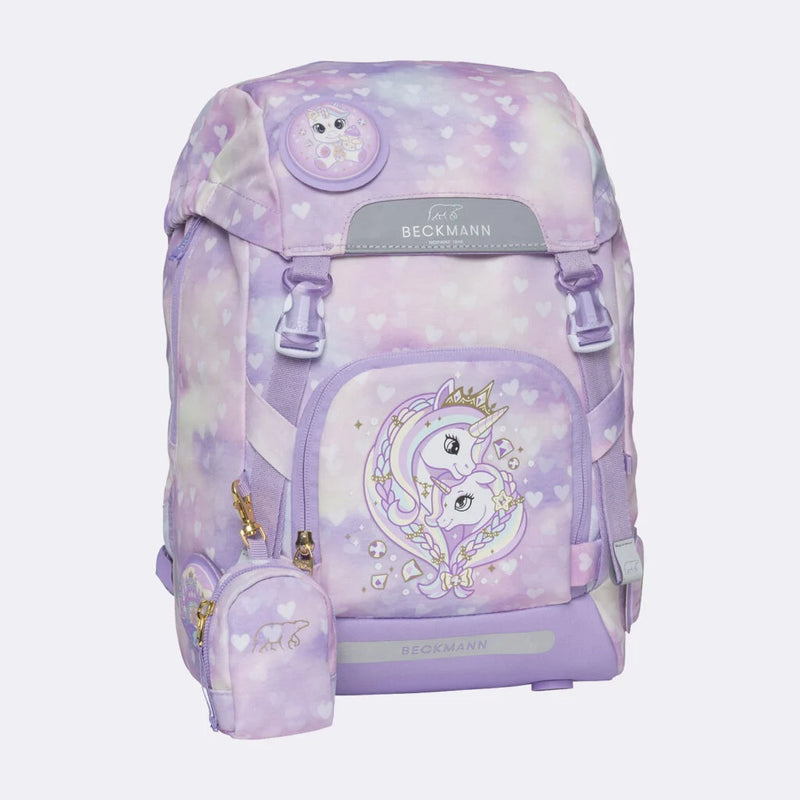 Ghiozdan, rucsac ergonomic pentru școală, Clasic, Unicorn Princess Purple