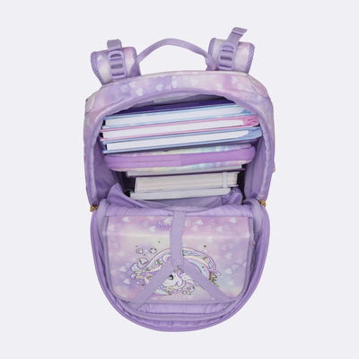 GHIOZDAN, RUCSAC ERGONOMIC CU PERNA DE AER, ACTIVE AIR FLX, UNICORN PRINCESS PURPLE