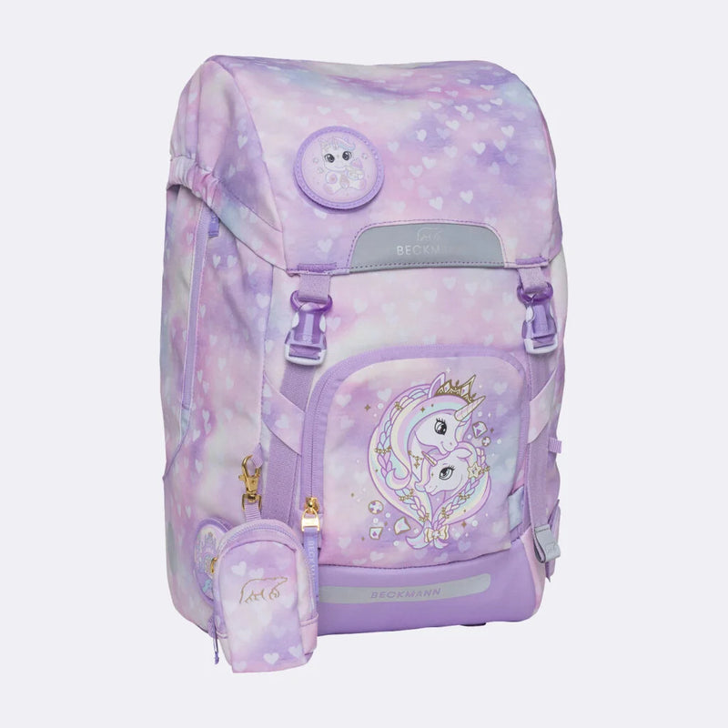 GHIOZDAN, RUCSAC ERGONOMIC PENTRU ȘCOALĂ, CLASIC MAXI, UNICORN PRINCESS PURPLE